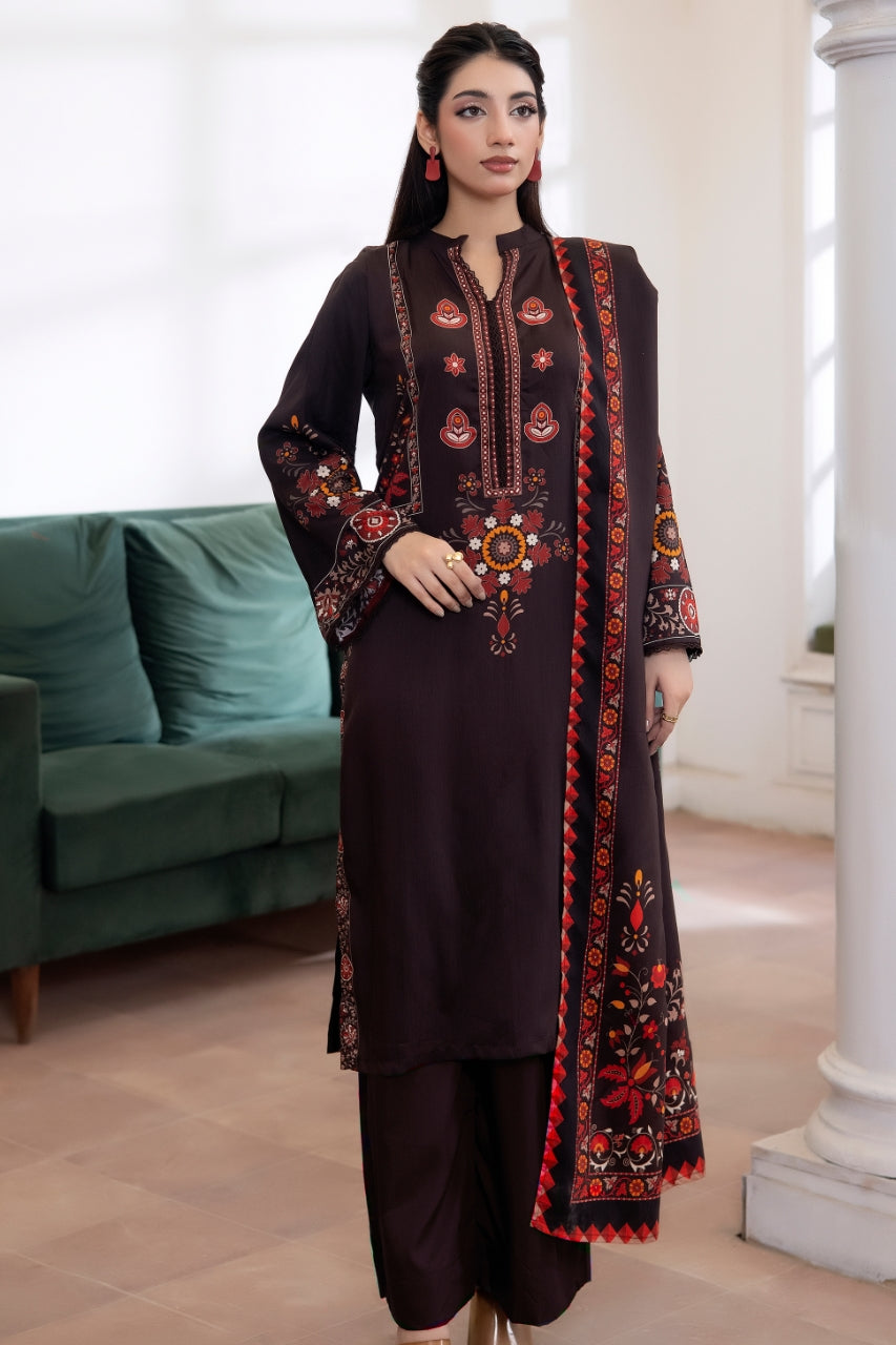 Anaya Noor winter collection unstitched linen suit Pakistan