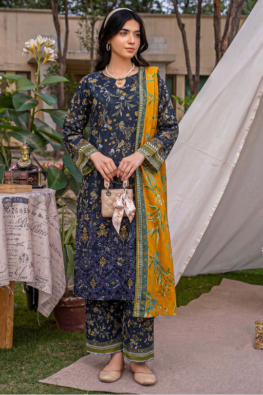 Aabroo by Anaya Noor Laser-Cut Lawn 3PC