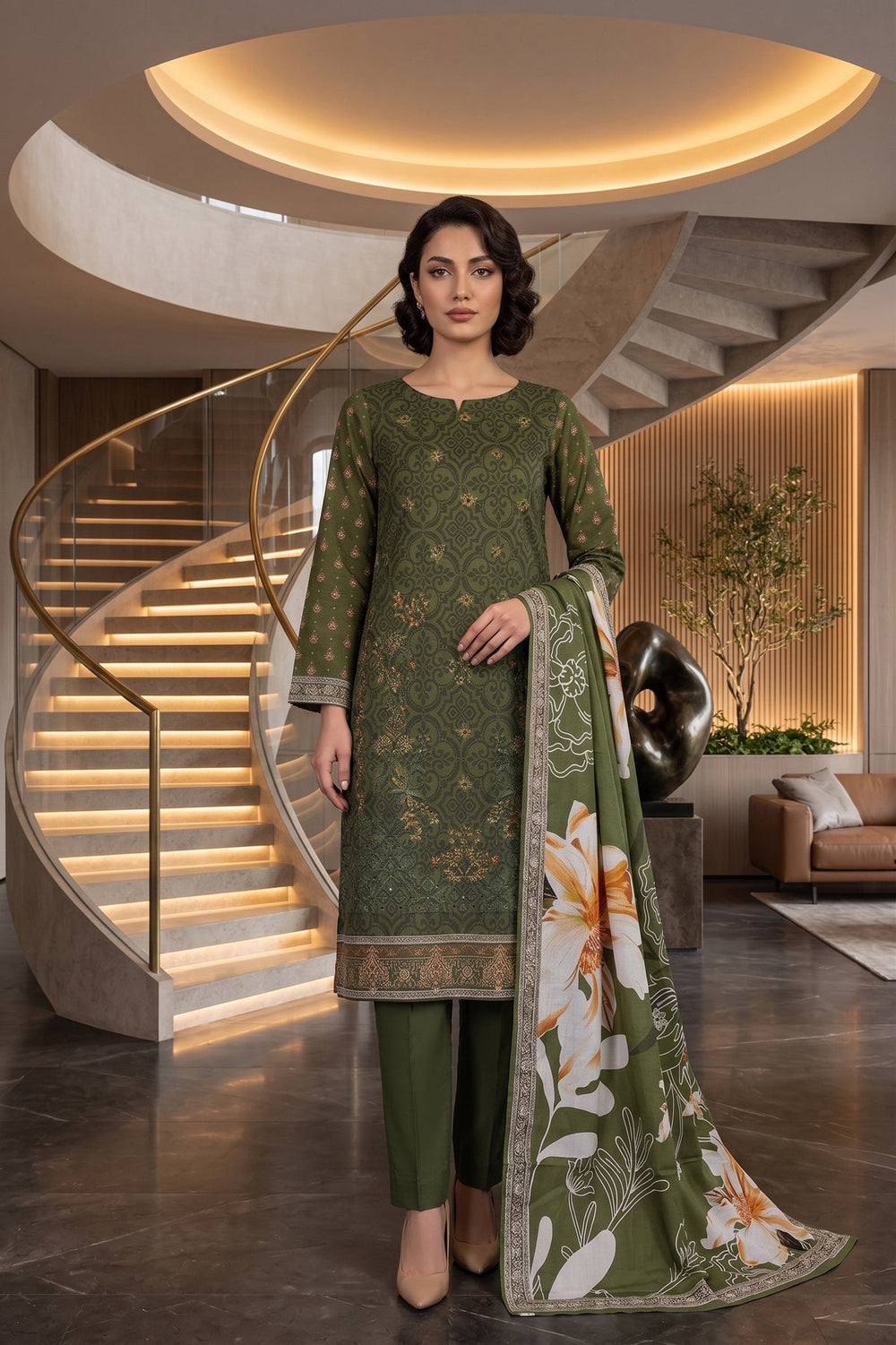 Ravish by Anaya Noor Embroidered Lawn 3PC - view 2