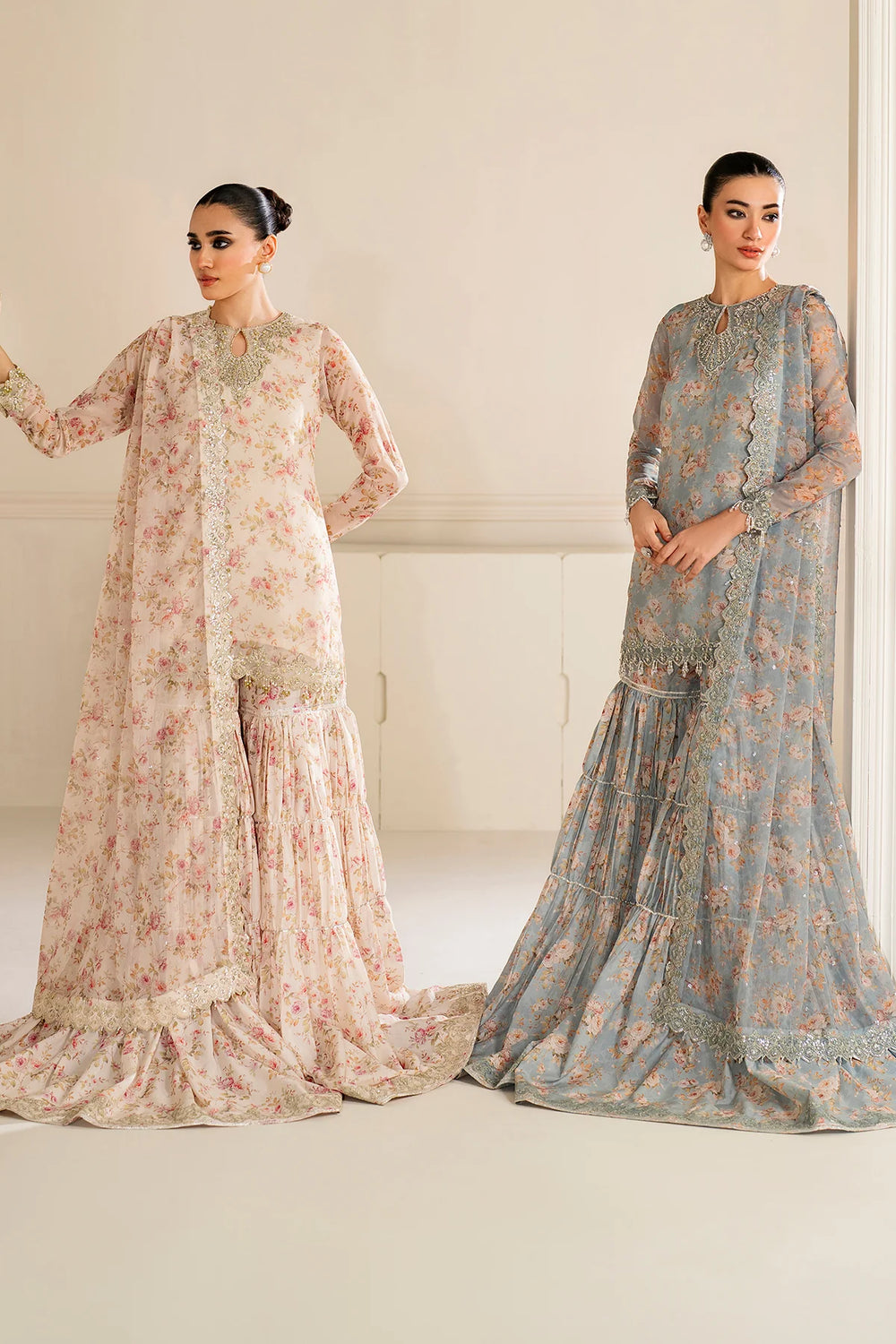 Embroidered  Unstitched 3Pc Lawn