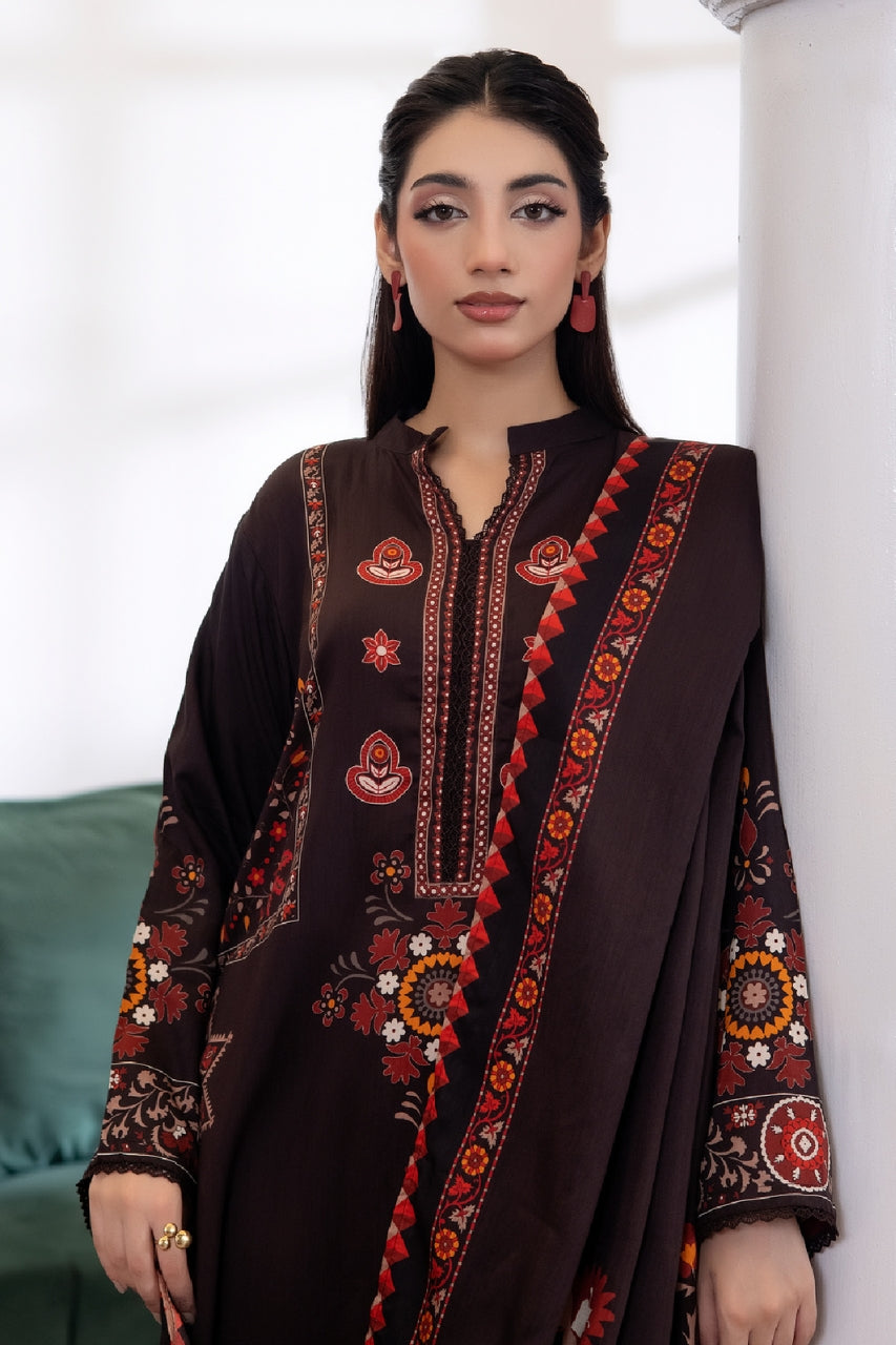 Anaya Noor Digital Printed Stone Linen 3PC