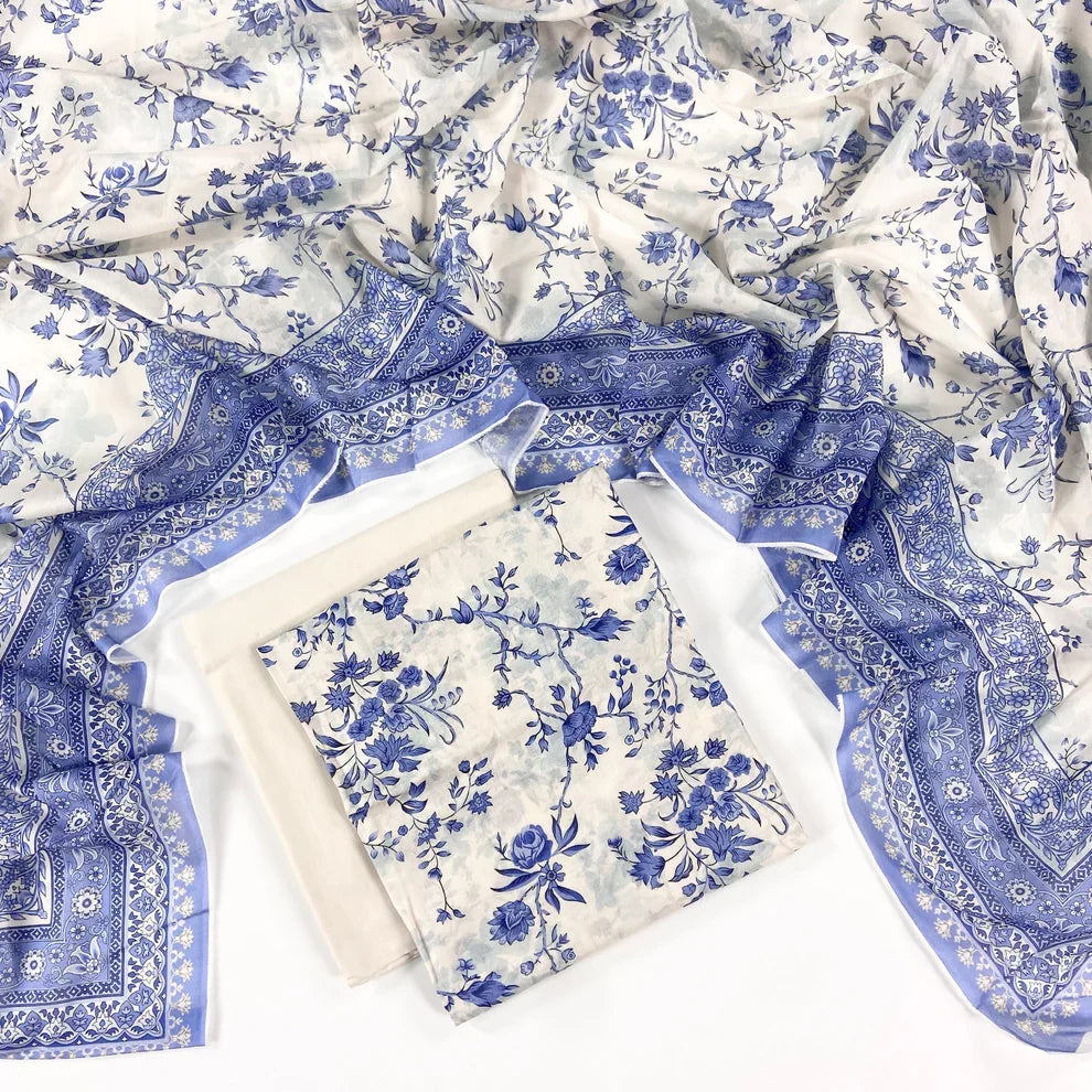Lakhany Digital Printed Lawn 3PC