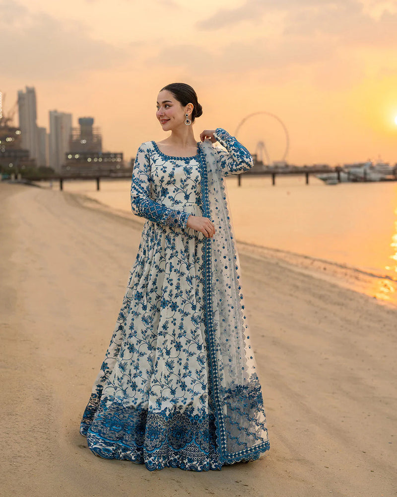 Faiza Saqlain Heavy Embroidered Lawn 3PC
