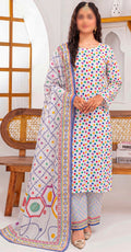 Shajar Noor Digital Printed Lawn 3PC