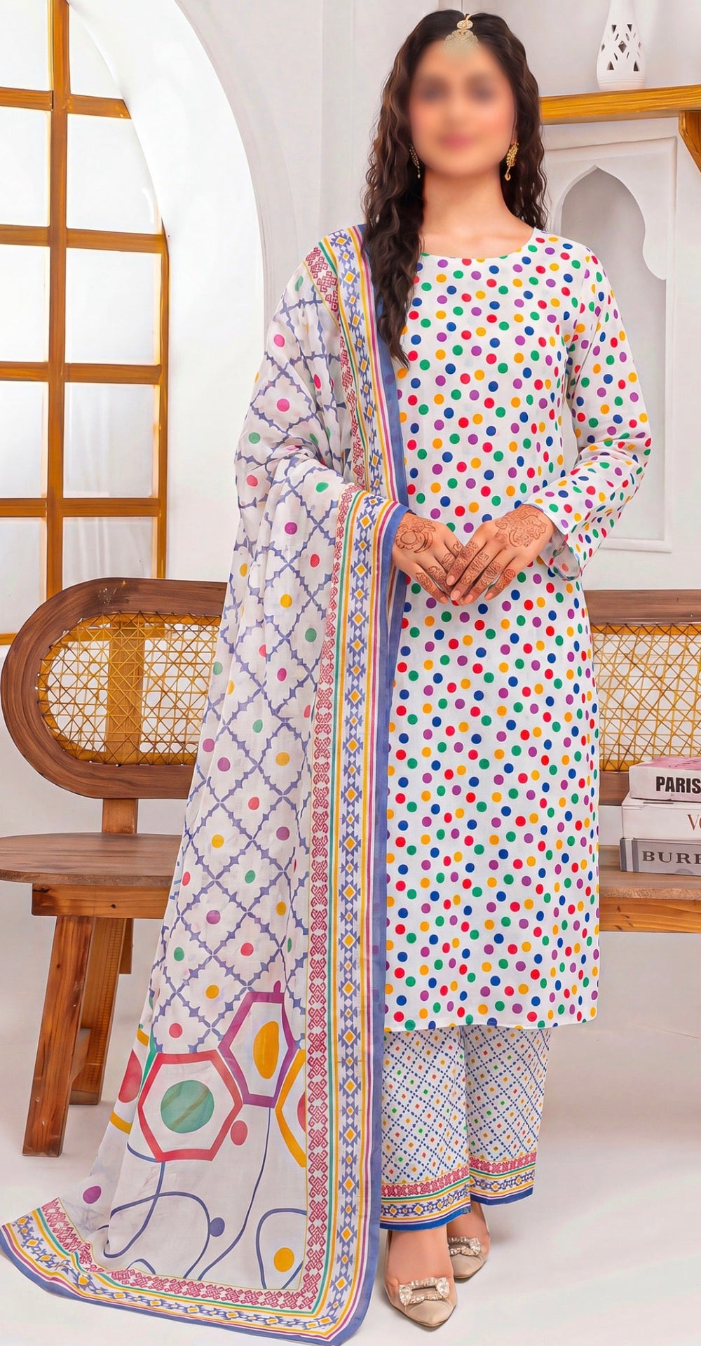 Shajar Noor Digital Printed Lawn 3PC