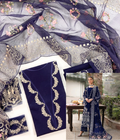 Kahf Design 1899 Blue Embroidered Lawn 3PC
