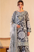 Asifa Nabeel Shamoz Silk With Emb Patches 3PC