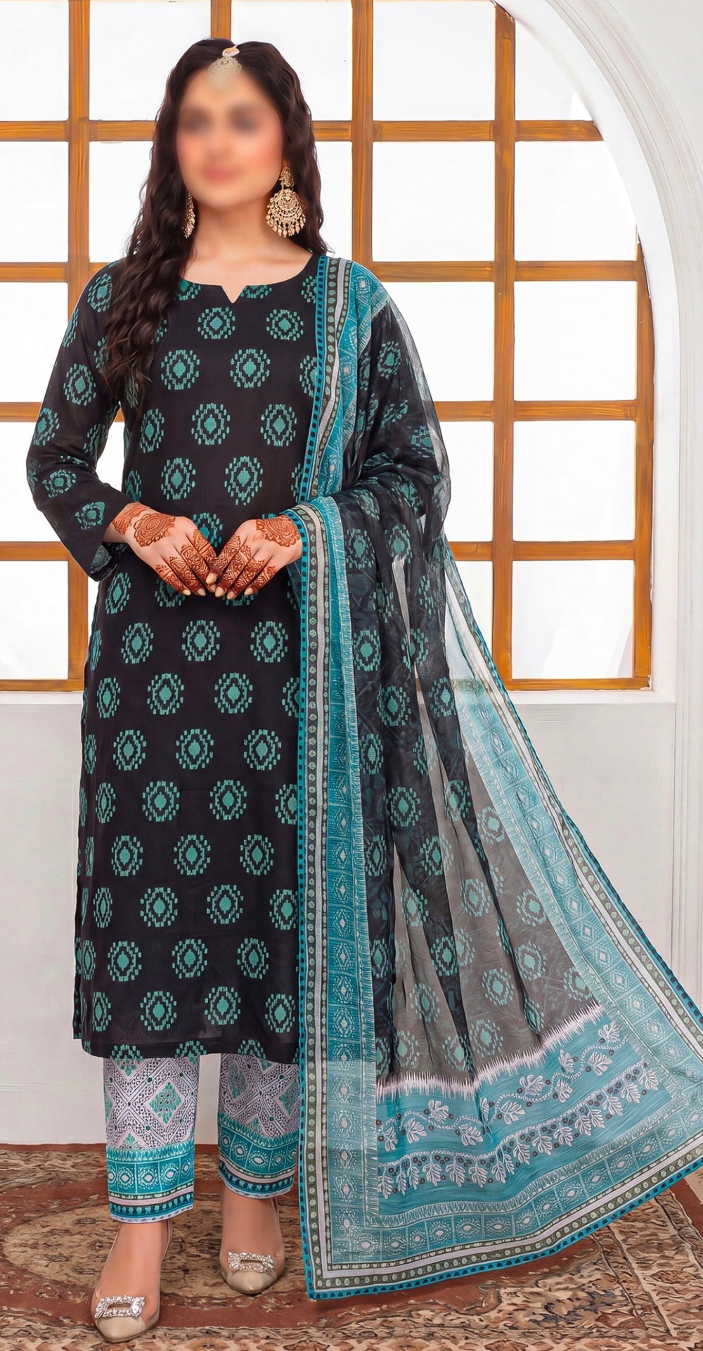 Shajar Noor Digital Printed Lawn 3PC