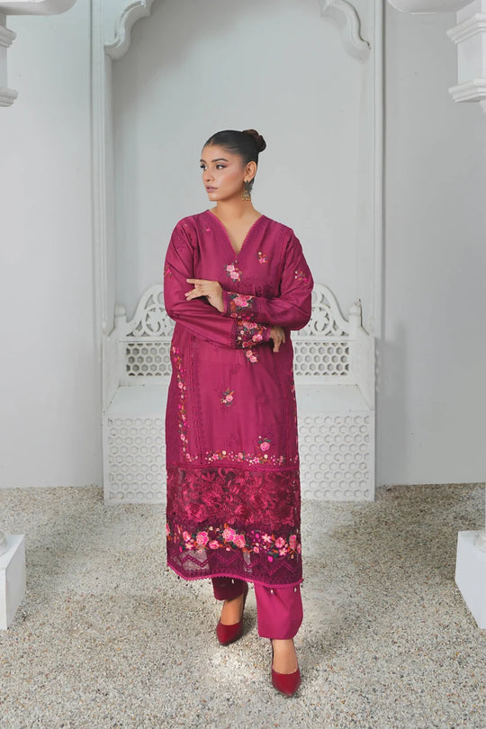 Silk & Stories Luxury Heavy Embroidered Lawn 3PC