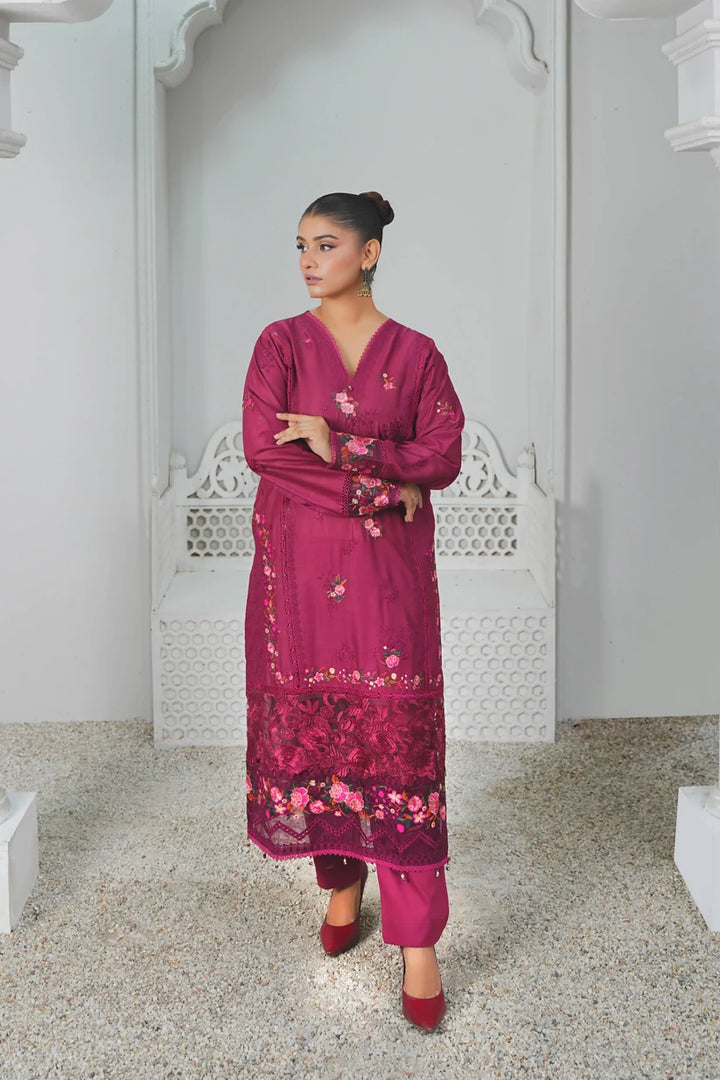 Silk & Stories Luxury Heavy Embroidered Lawn 3PC