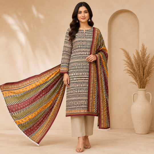 Bin Saeed Digital Printed Lawn 3PC