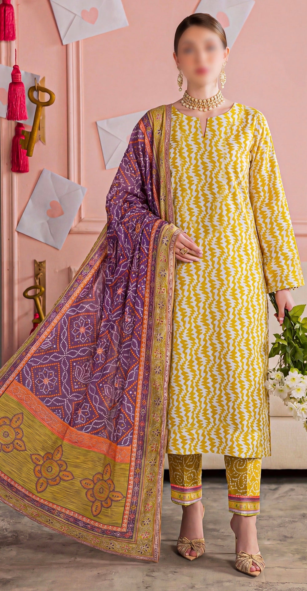 Shajar Noor Digital Printed Lawn 3PC