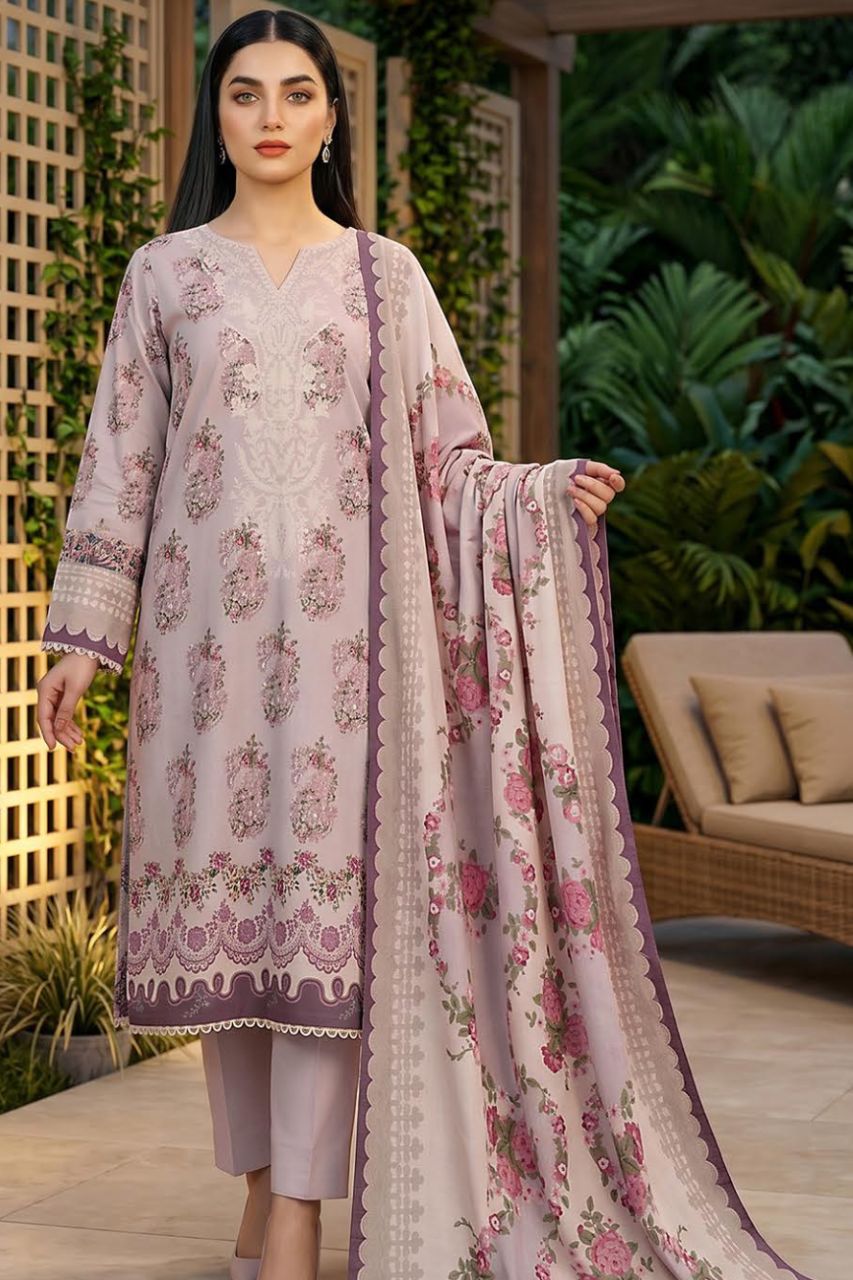 Mashaim Vol 09 Printed Lawn 3PC