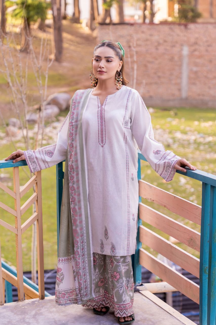 Gulzeb by Shanaya Printed Lawn 3PC