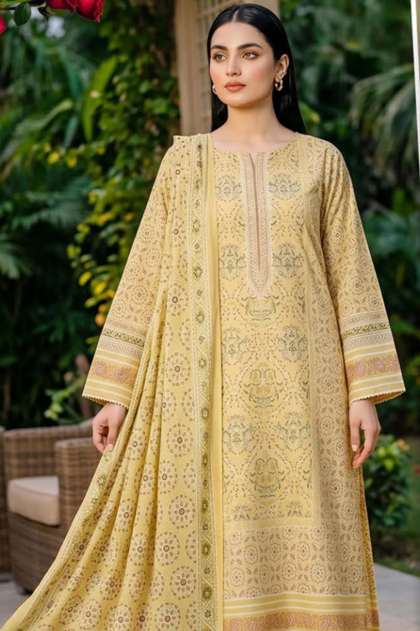Mashaim Vol 09 Printed Lawn 3PC