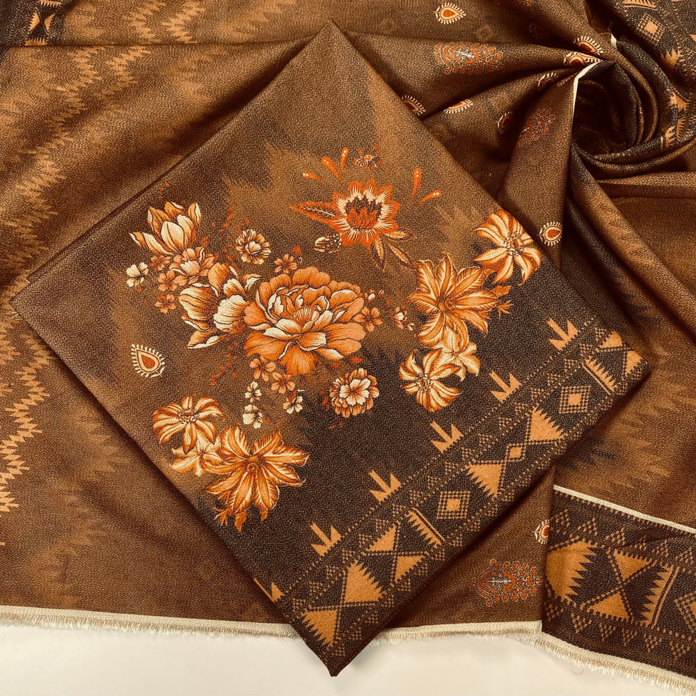 Digital Printed Wool Dhanak Shirt