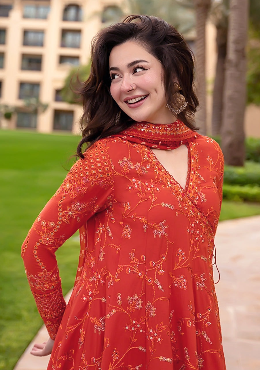 Faiza Saqlain Heavy Embroidered Lawn 3PC
