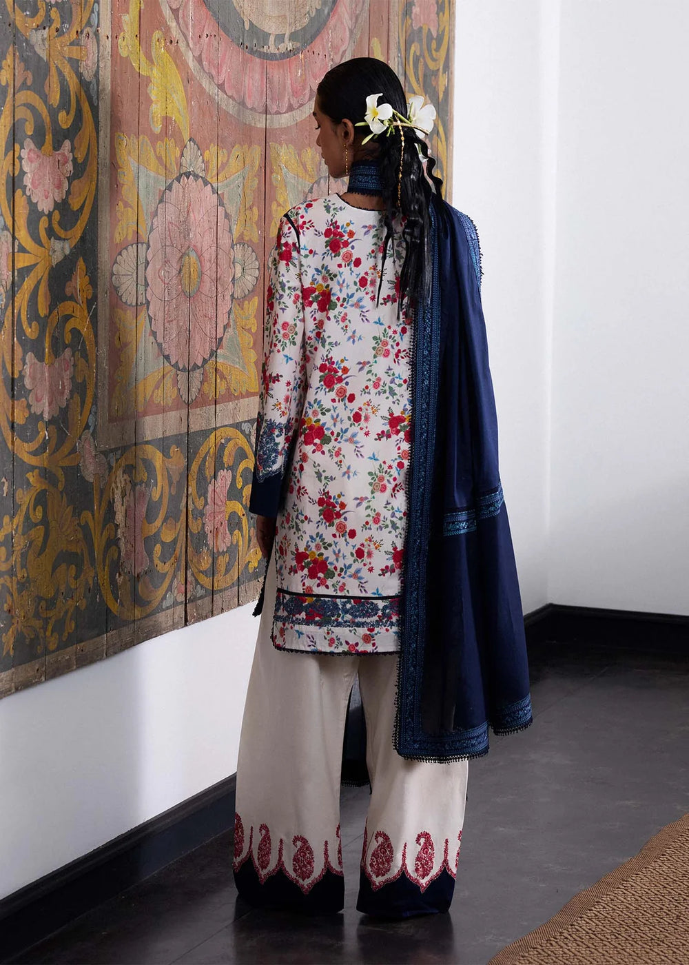 Aeri embroidered Lawn 3 piece outfit for women