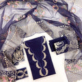 Kahf Design 1899 Blue Embroidered Lawn 3PC - view 2