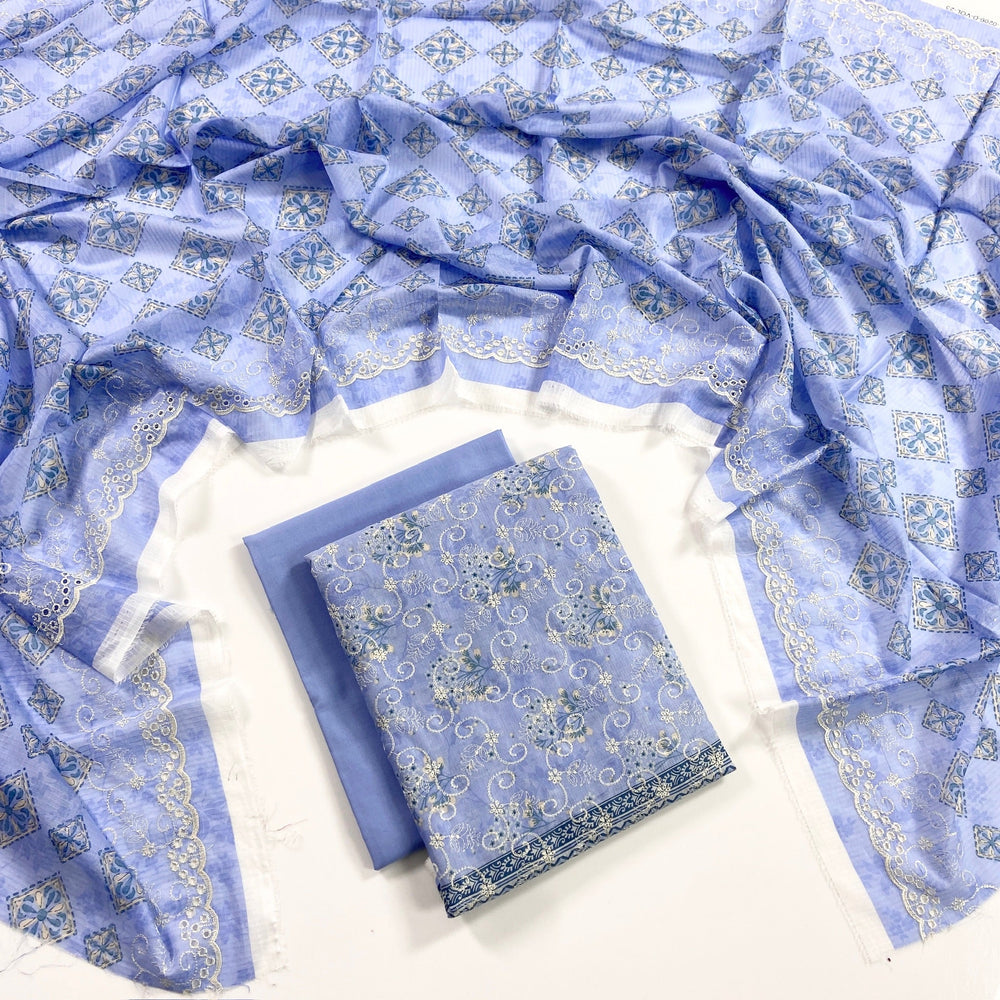 Sapphire D2 Digital Printed Lawn 3PC