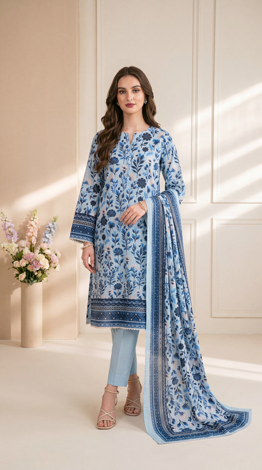 Rangpreet Vol 7 A Printed Lawn 3PC