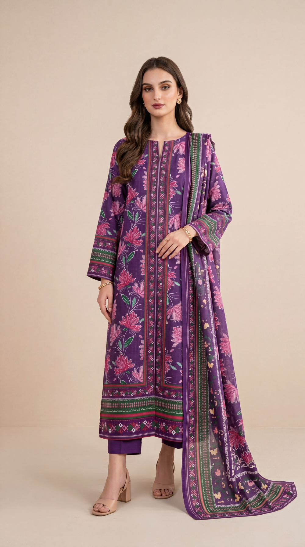 Rangpreet Vol 7 A Printed Lawn 3PC