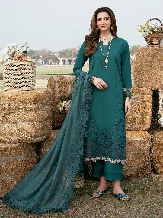 Mahveen by Izel Unstitched Embroidered Lawn 3 Piece Suit Shehnai