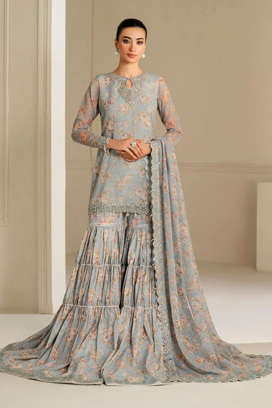Embroidered  Unstitched 3Pc Lawn