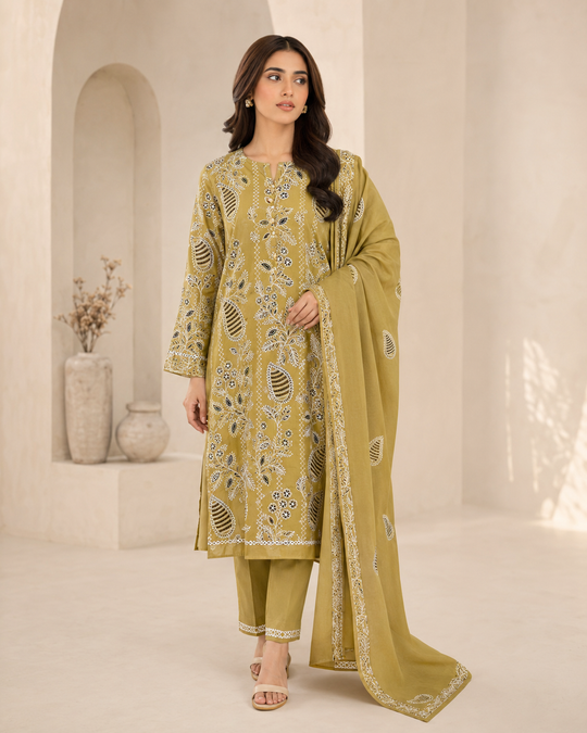 Bareeze Summer Printed Lawn 3PC — AI Styled Preview