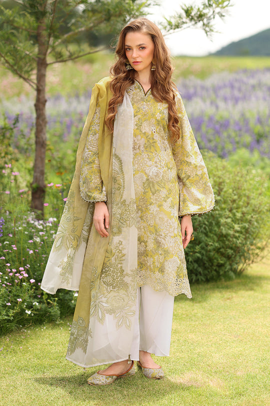 Baroque Embroidered Printed Lawn Suit UF-4229