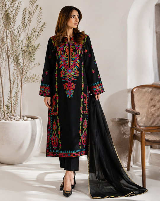 Aneela - Summer 3PC Lawn Embroidered Suit