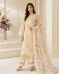 Maria B Butterfly Embroidered Lawn 3PC — AI Styled Preview